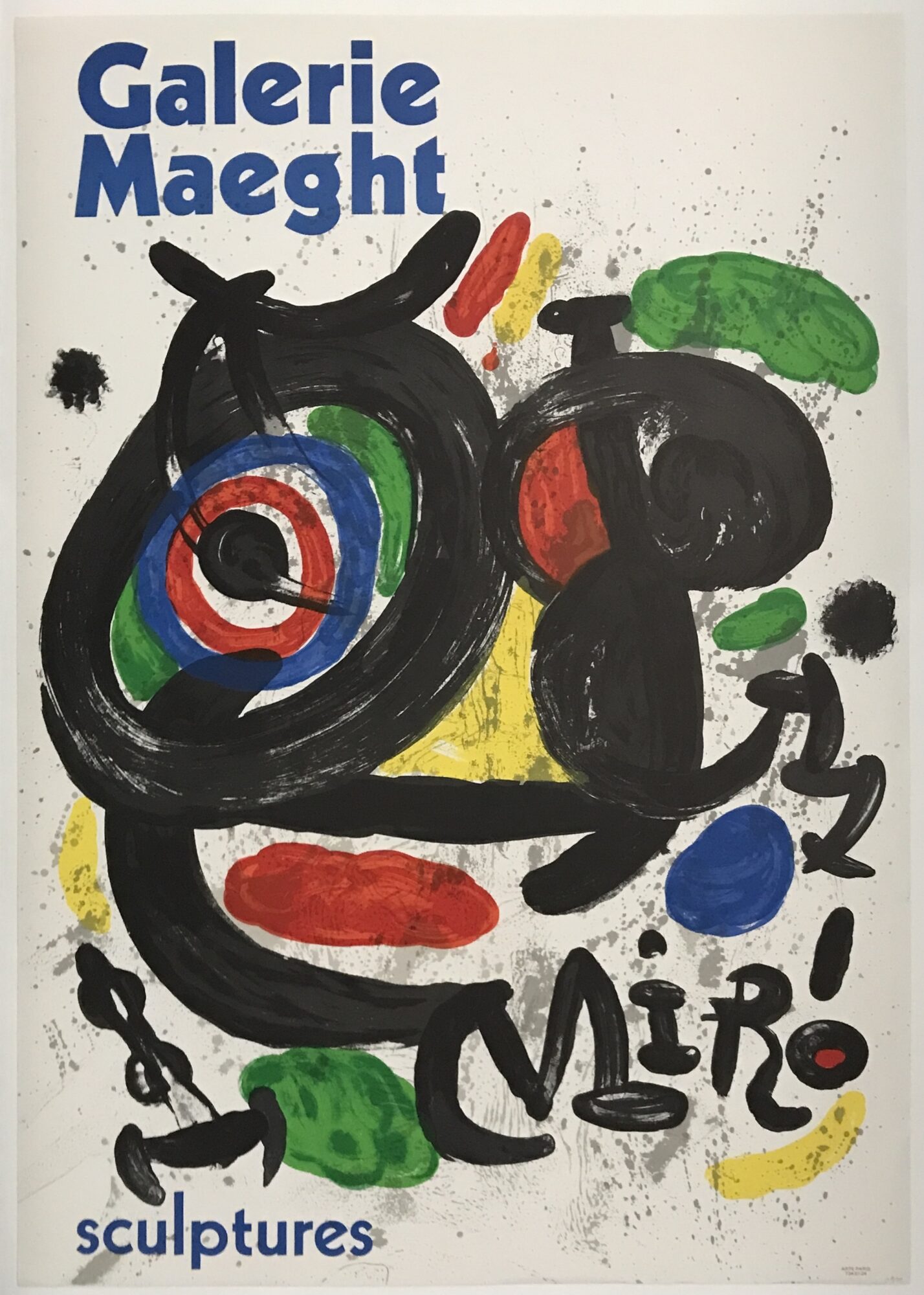 Miró, Sculptures Galerie Maeght, Lithograph Poster